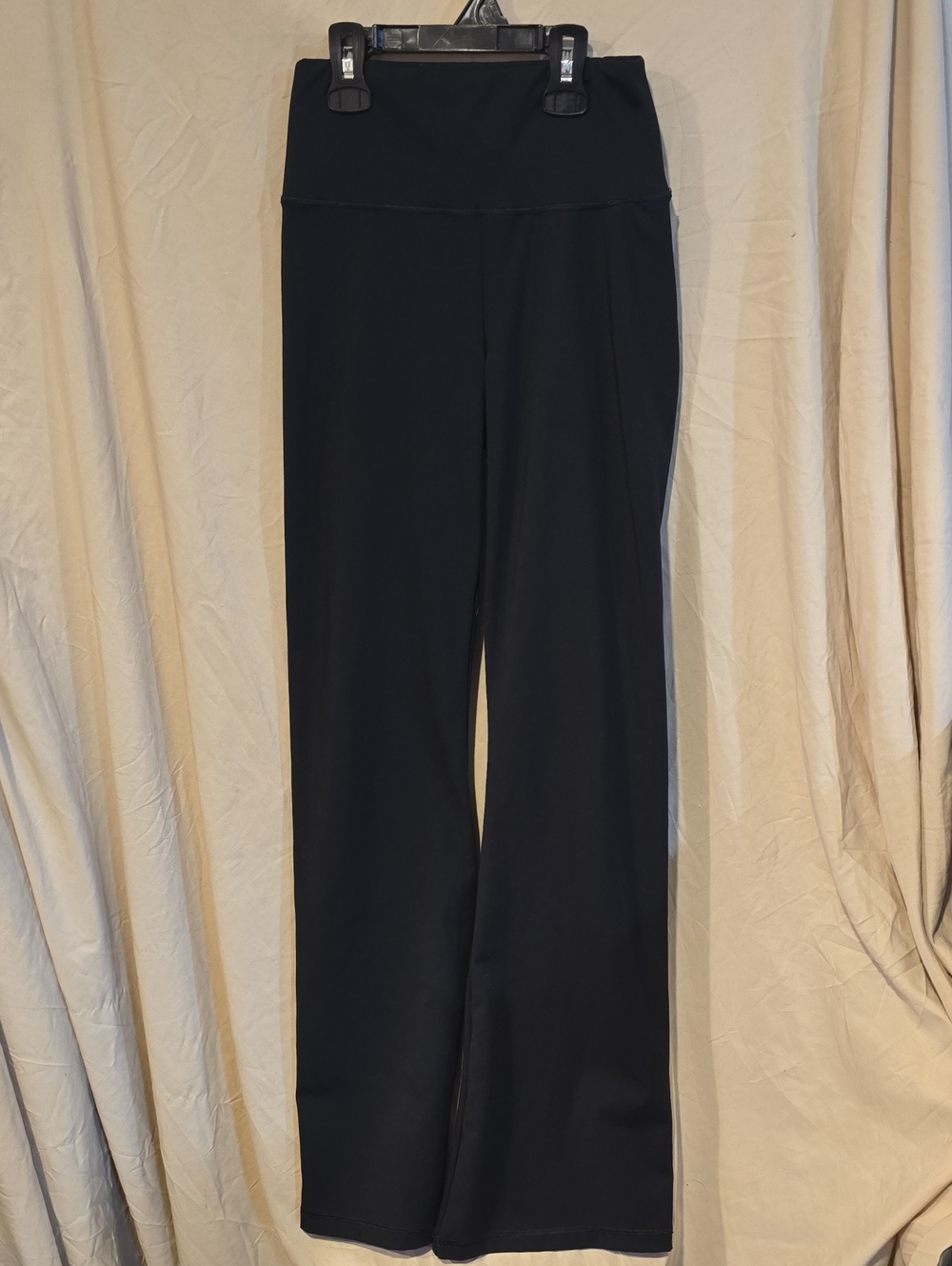 American Eagle Outfitters Black Wide-Leg Pull-On Pants